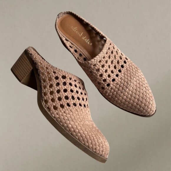 Altar'd State Shoes - Altar’d State Karla Woven Heeled Mules (3557)